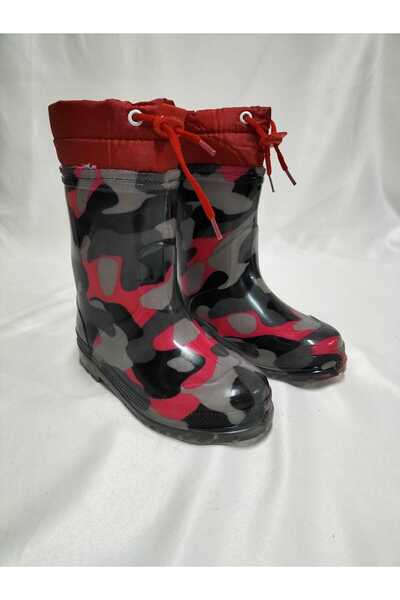 ÜÇEL PLASTİK ДЕТСКИ БОТУШИ ЗА ДЪЖД И СНЯГ (С ПЛЮШ ВЪТРЕ)