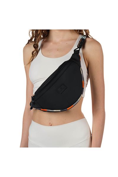 Happy-Nes La Superba Black Waist and Shoulder Bag