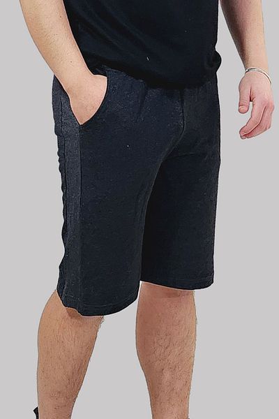 wingetstar Anthracite Colored Classic Cotton Striped Shorts