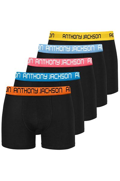 ANTHONY JACKSON Ανδρικά Modal Boxers Premium 5 τεμαχίων - Lycra Denver