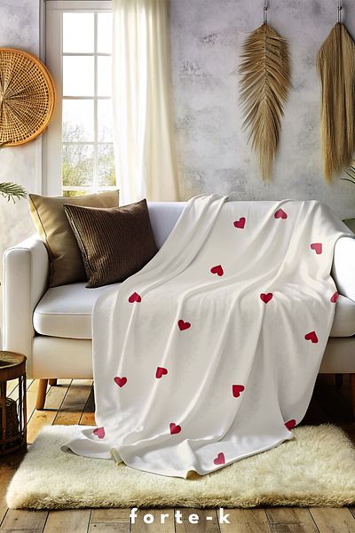Fortek Home Digital Printed Fleece Blanket - Fleece Blanket - 130X160 cm