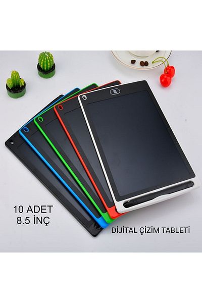 İsego 10 Pieces Graphic Digital LCD Drawing Tablet with Pen Kids Writing Board 8.5 Inc counter2800066, one size