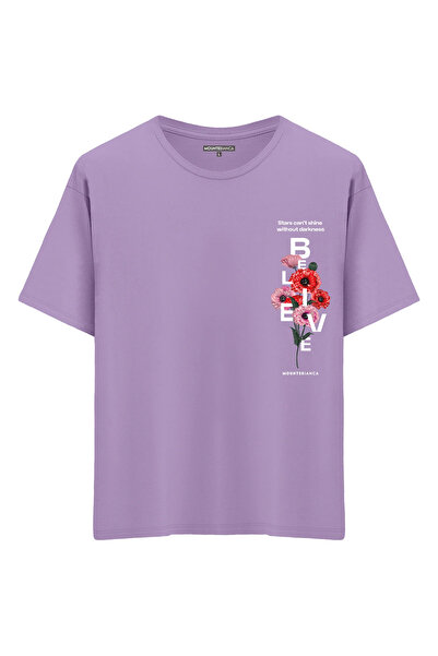 Mounte Bianca Unisex Believe - Oversize kroj T-shirt