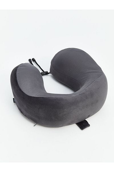 LC Waikiki Viscose Travel Neck Pillow - Fabric with Snap Fasteners