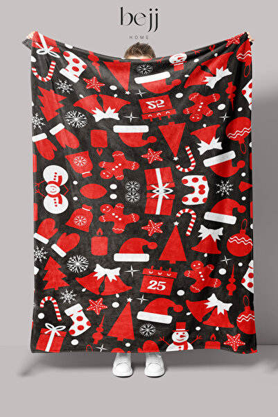 ECEMRE Полярна ковдра - Флісова ковдра з цифровим принтом - 130x160 см