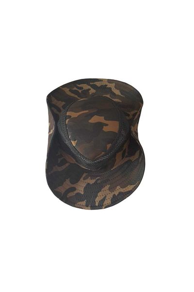 SEVEROZ Safari Camouflage Hat - Fishing Slayer Camping Hat, Mesh Trilby and Cowboy Hat - Military Material