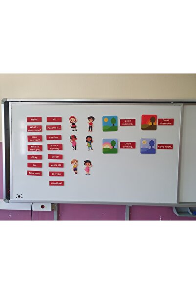 MUTLUTECH 3D 3. الصف الإنجليزي 1 مجموعة اللباد المغناطيسية من يونيت فريندز