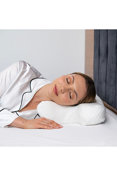 IZMARA Saten Kırışıklık Ve Yaşlanma Önleyici Ortopedik Güzellik Yastığı. Hafı...