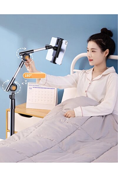 Coverzone Επαγγελματική βάση tablet Συμβατή με έως και 12,9 ίντσες - Ρυθμιζόμενο ύψος, περιστροφή 360 μοιρών, 140 cm LD057