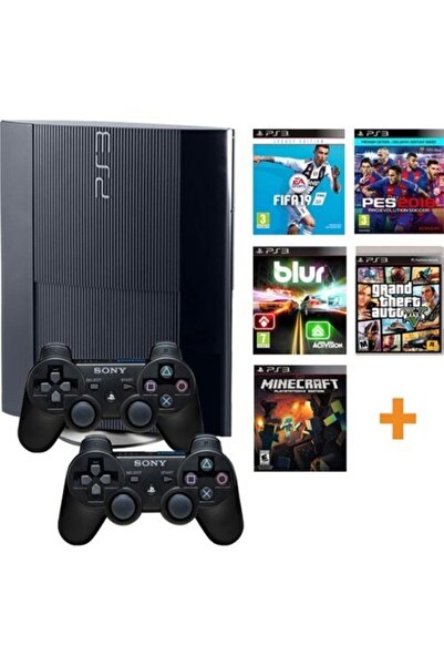 Sony Ps3 500 Gb Konsol 50oyun 2 Kol(TEŞHİR)