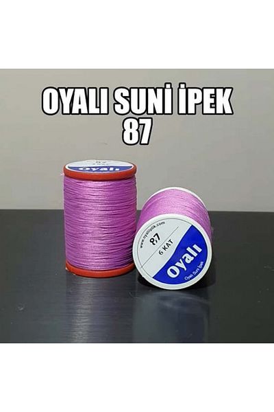 OYALI ΤΕΧΝΗΤΟ ΜΕΤΑΞΩΤΟ ΝΟ:87 Κλωστή κεντήματος 4 στρώσεων
