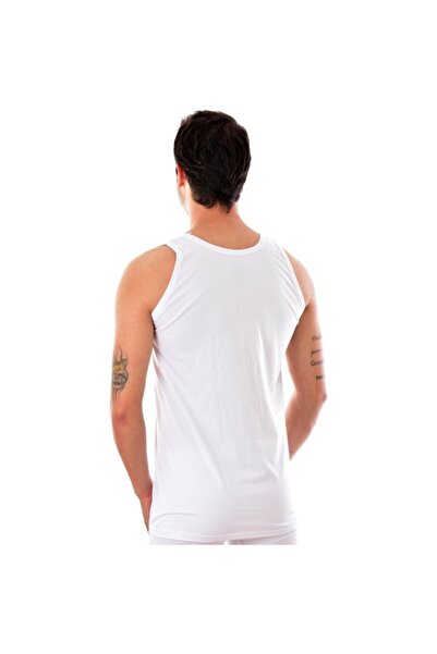 jilly jo White Men's Tank Top - Pack of 3, 100% Cotton