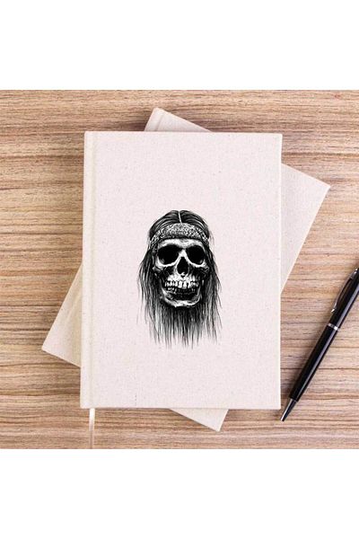 Z zepplin American Native American Unlined Canvas Notebook