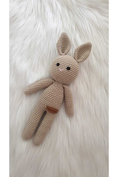 ON MARİFET Amigurumi Organik Örgü Oyuncak Tavşan