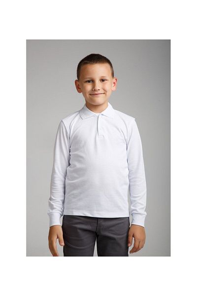 Ümiteks world of clothes Μακρυμάνικο μπλουζάκι με λαιμόκοψη σχολείου - 100% βαμβάκι