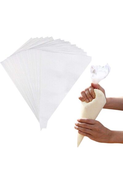 Elysian كيس كريمة 50 قطعة صغيرة من النايلون حقيبة تزيين الكيك بالكريمة المخفوقة