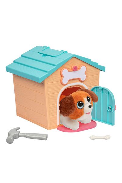 LITTLE LIVE PETS | Home Set & adorable puppy set | Mini Playset | Colour : Orange | Age Group : 5+
