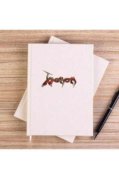 Z zepplin Caiet de pânză fără căptușeală cu logo Venom Fire