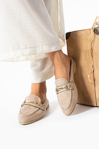 Slipcat Stylish and Comfortable Women's Orthopedic Daily Slippers - Ballerina Buckle Detailed