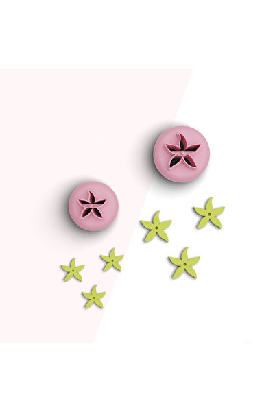 brocutters Organik çiçek mini polimer kil kesme kalıbı, takı kalıpları, küpe ...