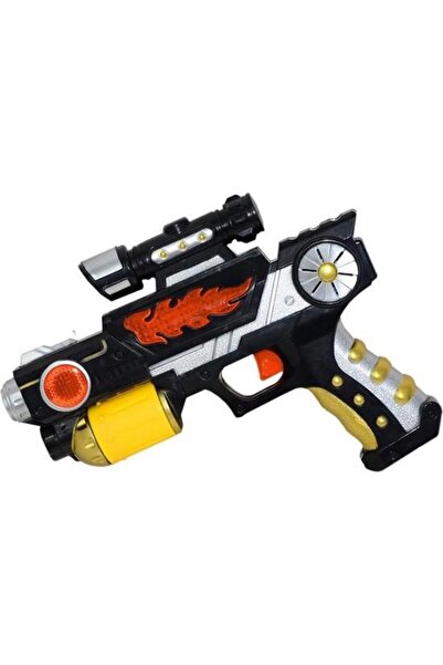 Tıfıl Toys Işıklı Sesli Lazerli Tabanca 21 cm 632KT