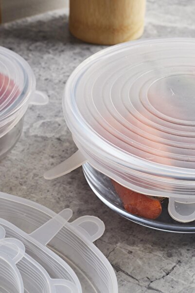Perotti 6-Piece Airtight Silicone Stretch Cover - Practical Use in Different Sizes