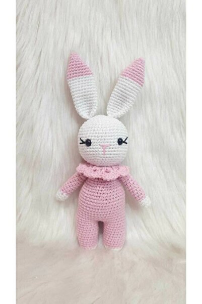 ON MARİFET Amigurumi Organik Örgü Oyuncak Tavşan