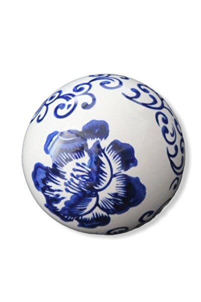 Mondschein Flower Bleu Blanc Seramik Top ( 10 Cm )