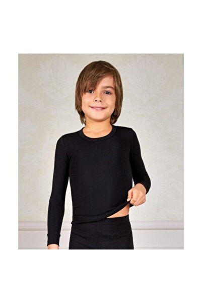 bejamonti chocolate baby kids Boy's Thermal Long Sleeve Top Underwear - 847