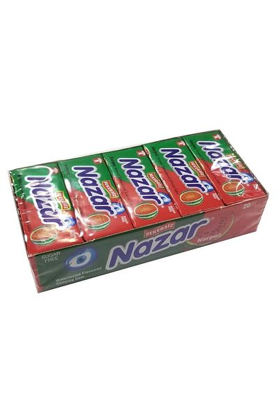 SAADET Evil Eye Chewing Gum 5 Pack with Watermelon