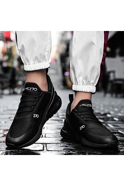 MAC MERO Black Air Mesh Sneaker - Casual Walking and Running Sneakers