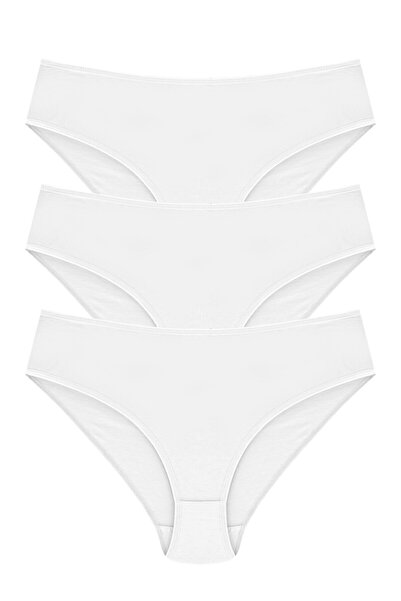 jilly jo Chiloți din bumbac Daisy cu talie înaltă - Pachet de 3