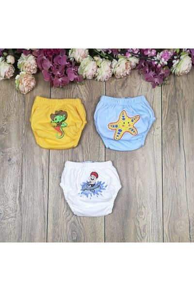 bejamonti chocolate baby kids Set of 3 Organic Anti-Allergic Leakproof Panties