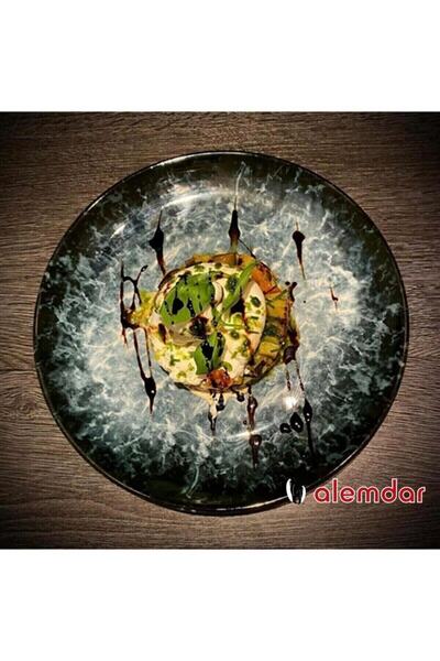 Bonna Porselen Sepia Seri Servis Tabağı 27 Cm (6 ADET)