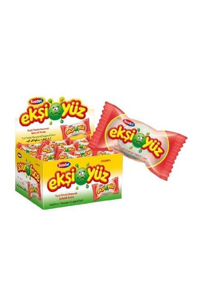 SAADET Sage 3.5 Gr X 100 Pieces Tutti Frutti Flavored Gum 5 Packs