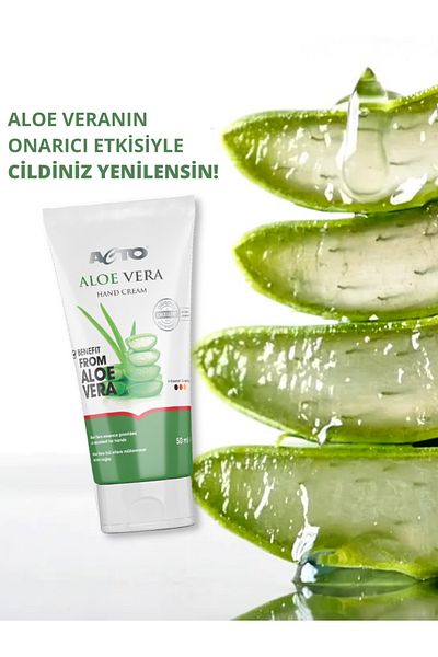 Acto Aloe Vera Hand Cream - 50 ml New Formula| Essence Hand Care Cream