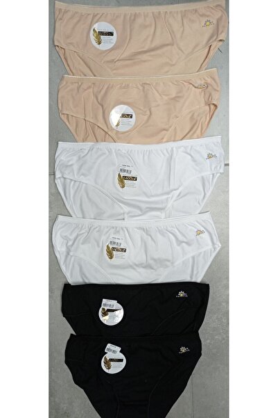 jilly jo Chiloți cu talie bikini pentru femei 1850 Modal - Pachet de 6