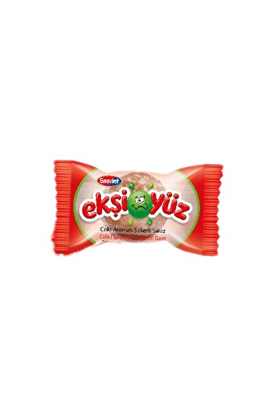 SAADET Ekşiyüz kola aromalı şekerli sakız 1*100