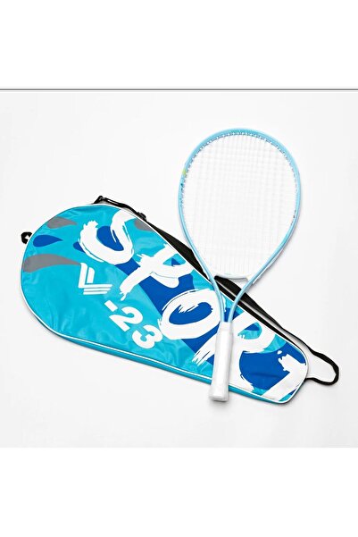 WELLCOLD Komple Çantalı Kort Çocuk Tenis Raketi Set HKW23MAVİ