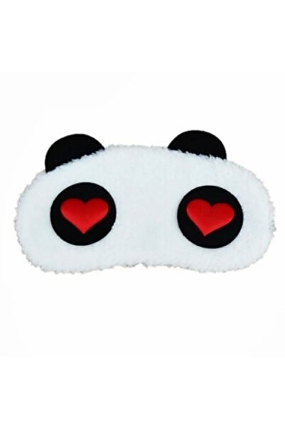 SHEKER HOME Bandă pentru ochi și bandă de dormit cu panda de pluș în formă de...