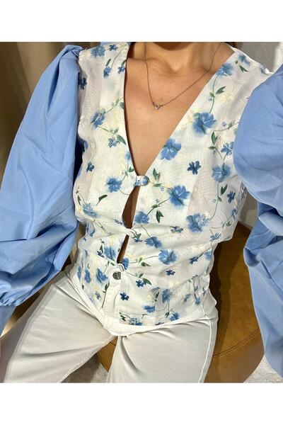 eBaa fashıon PİNTEREST VİNTAGE BALON KOL GÖMLEK