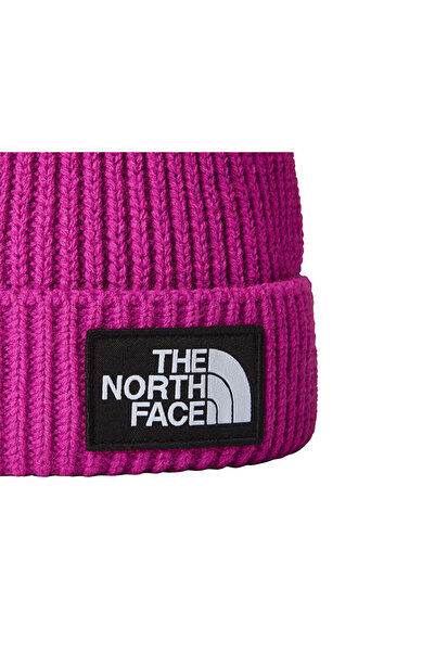 THE NORTH FACE Рожева шапка з логотипом Tnf на манжетах Nf0a3fjx1i71