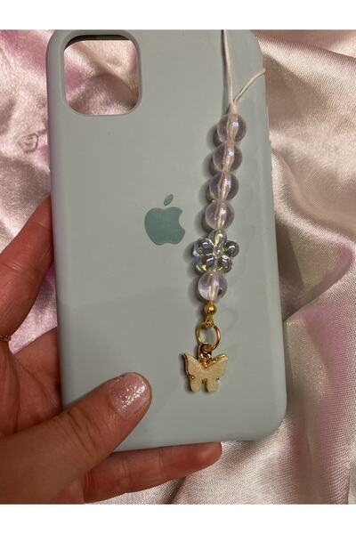 TATLIŞ Handmade phone charm, 1 piece green