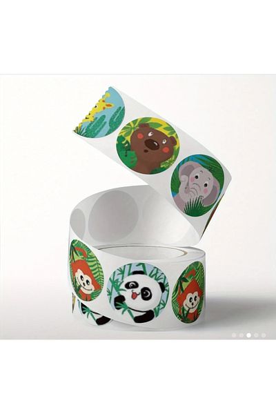Sonic Label Sticker for Cute Animals - Sticker Book Phone