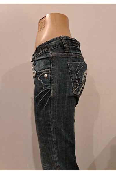 hacertekstil Vintage Kot Pantolon