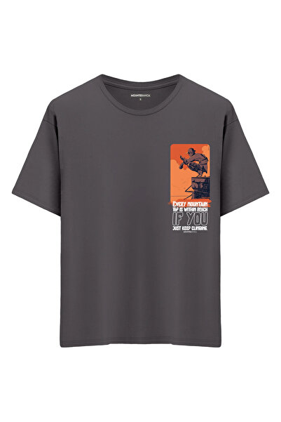 Mounte Bianca Unisex penjanje - Oversize kroj T-shirt