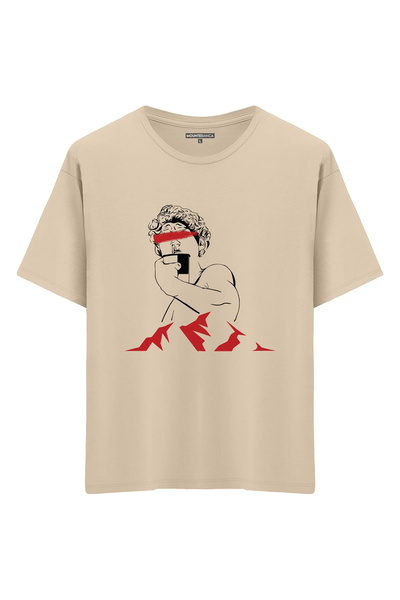 Mounte Bianca Unisex Five - Oversize kroj T-shirt