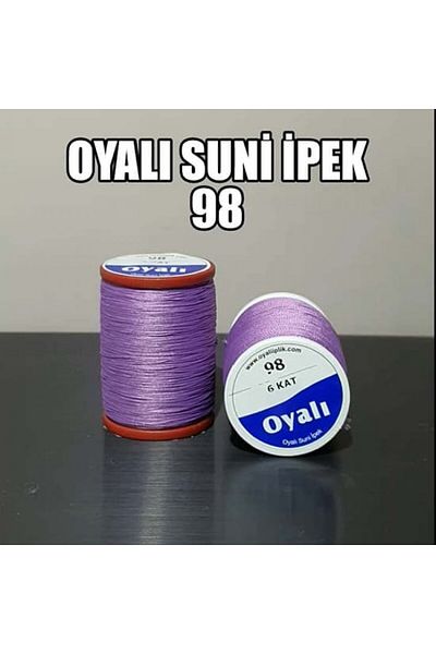 OYALI ΤΕΧΝΗΤΟ ΜΕΤΑΞΩΤΟ ΝΟ:98 Κλωστή κεντήματος 4 στρώσεων