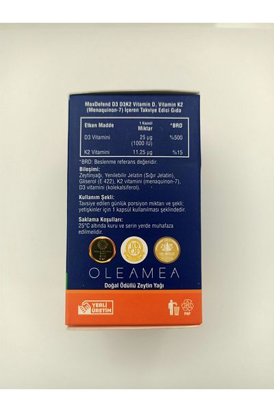 EDİS PHARMA MAXDEFEND D3 K2 90 - مقنعين