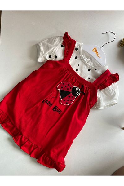 MUTLUDÜNYAM Baby T-Shirt and Dress Set